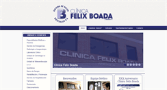 Desktop Screenshot of clinicafelixboada.com