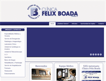 Tablet Screenshot of clinicafelixboada.com